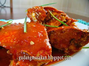 Masakan Kepiting Saus Padang Resep Masakan Kepiting Saus Padang