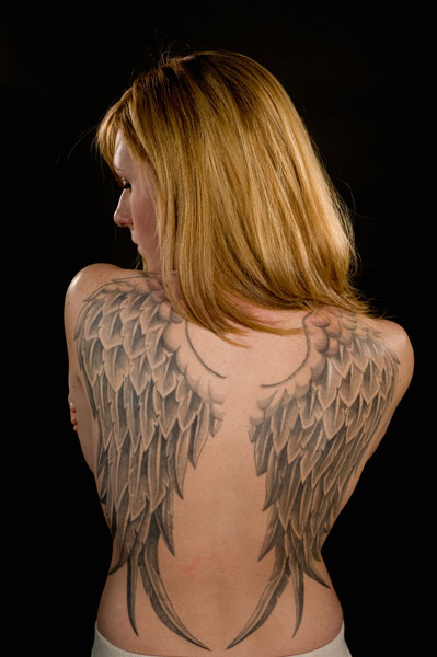 Angel tattoos are lovely to look and admire. They present an impression of 