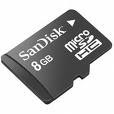 SanDisk 8GB microSDHC Card CLASS 2