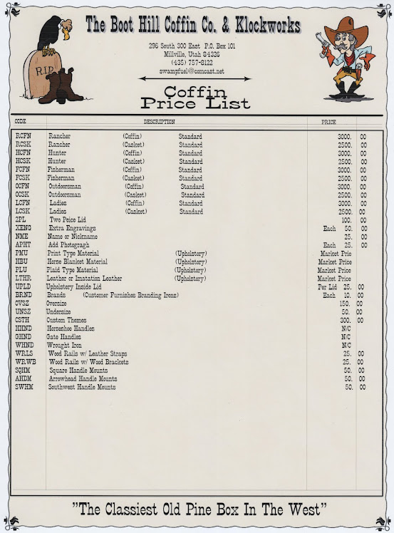 Coffin Price List