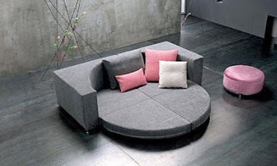 Twin Sofa Beds on House Decoration  Round Sofa Bed