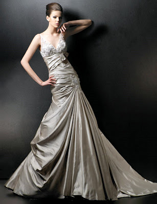 Many designers have shown that color in their wedding dresses that is Many designers have shown that color in their wedding dresses that is