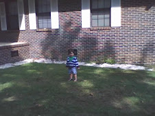 Caleb playing at Mimi's house