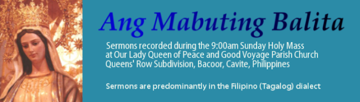 Ang Mabuting Balita - Catholic Sermons