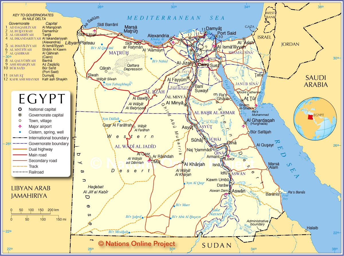 Egypt Map