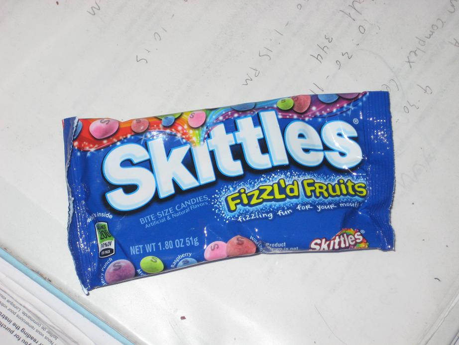 Skittles Blue Bag Flavors