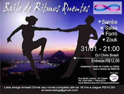Ritmos quentes - Samba, Salsa, Forro e Zouk