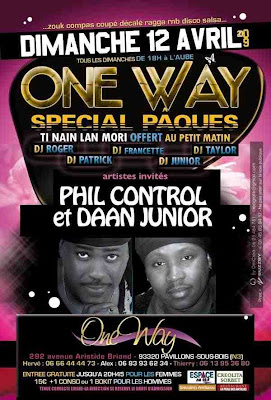One Way - artistes invites - Phil Control et Daan Junior