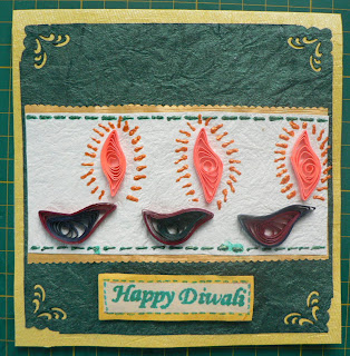 Handmade Greeting Cards For Diwali Youtube