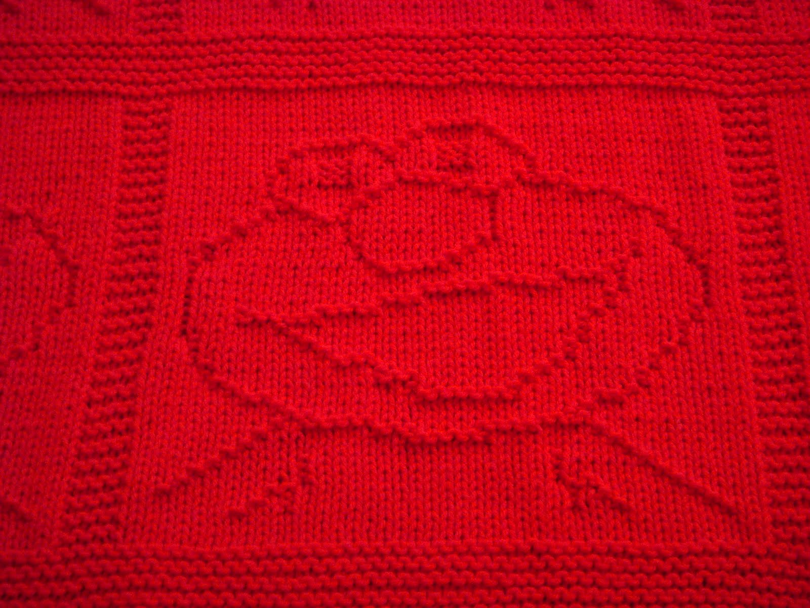 The Knitting Nanny: Pictures of the Elmo blanket!
