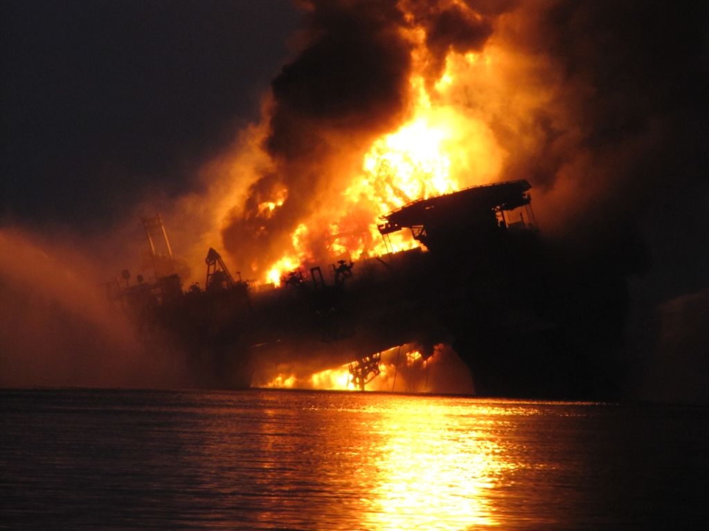 Oil Field Fire