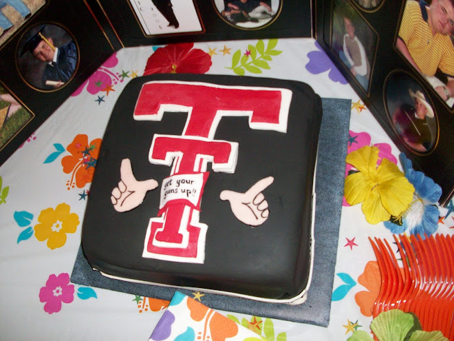 Texas Tech Graduation Cake