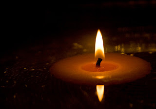 Photo of floating candle