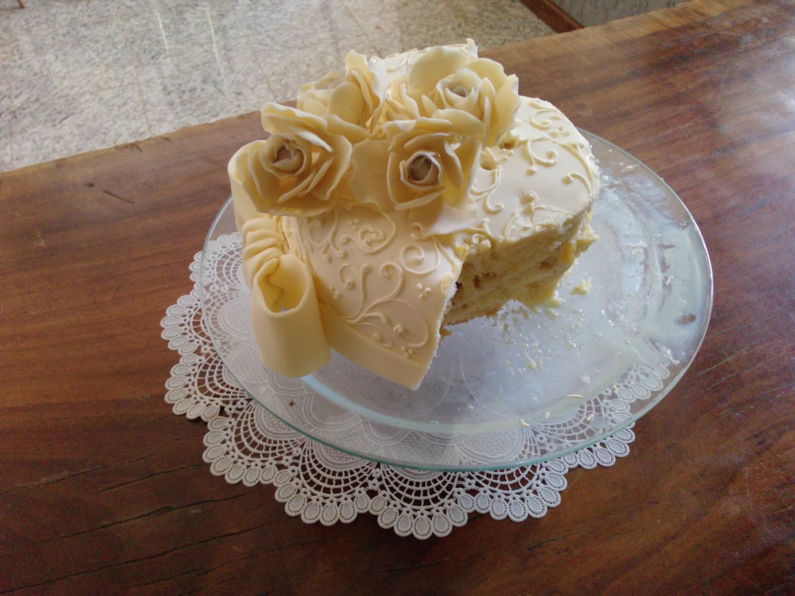 Miss Heloisa Ontem fizemos bodas de Marfim! Catorze anos de casada!