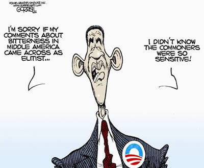 OBAMA CARTOONS : Conservative Political Humor: Liberal Elitist 