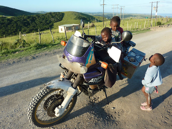 Angehende Biker in der Heimatprovinz von Nelson Mandela (Transkei)