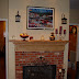 Red Brick Fireplace Makeover