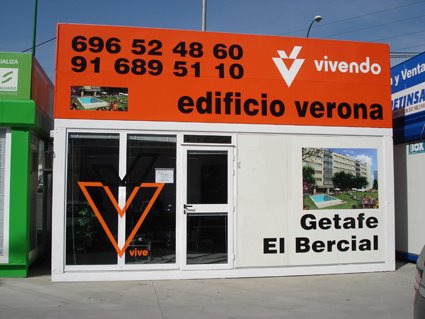 VALLA SOBRE CASETA DE VENTAS