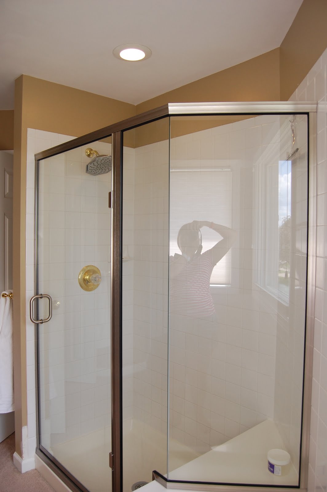 Kicking it in the Suburbs Master Bath Reno Part 3 New Glass Shower Door