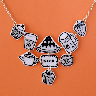 tea party necklace