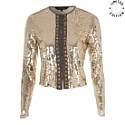 metallic sequin jacket
