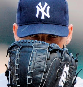 andy pettitte eyes glove mitt