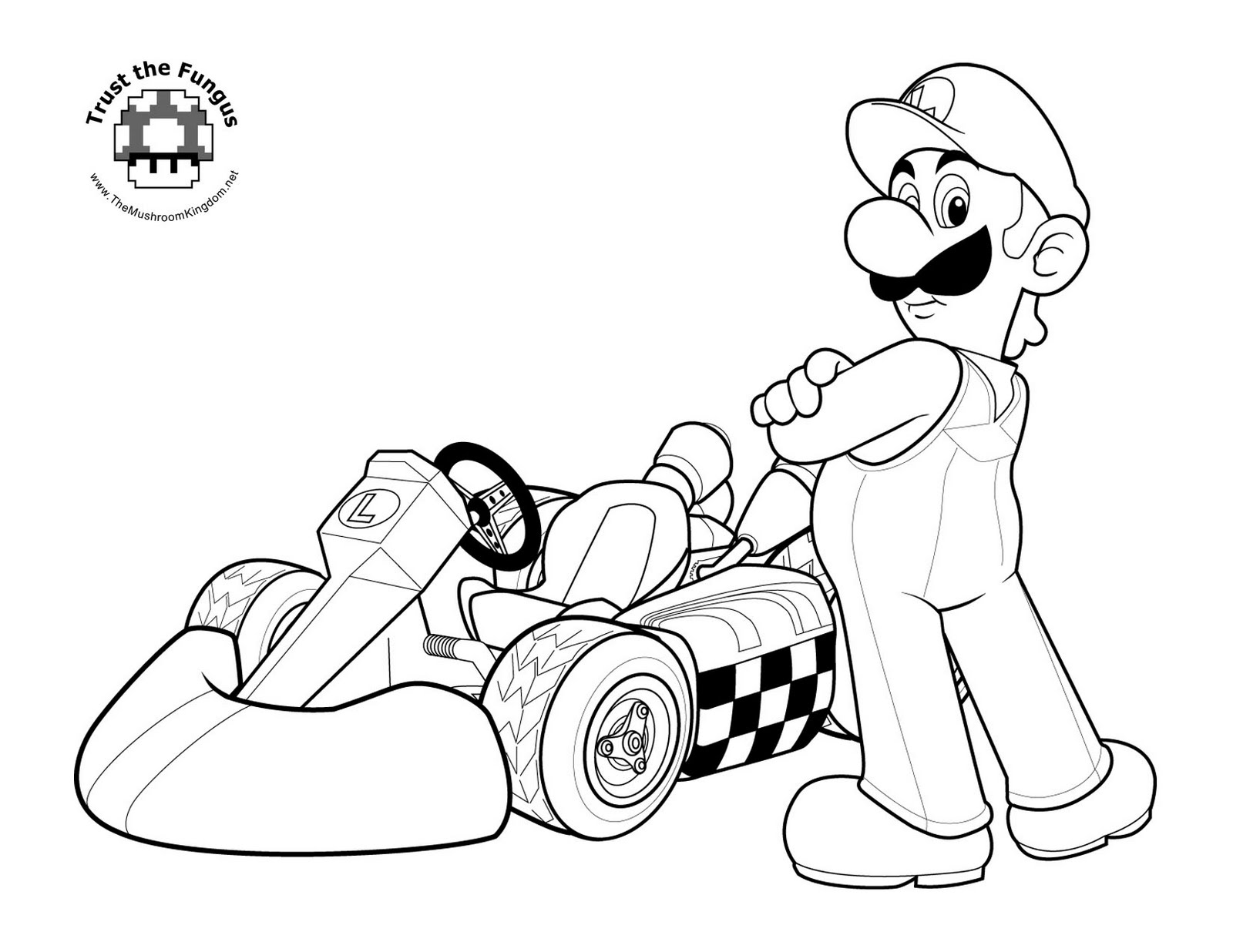 Coloring Pages for everyone: Super Mario Bros