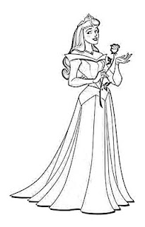 Coloring Pages for everyone: Princess Aurora