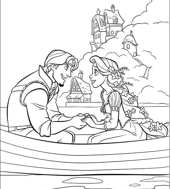 Everything about Disney Tangled Rapunzel: Disney Tangled Coloring Pages