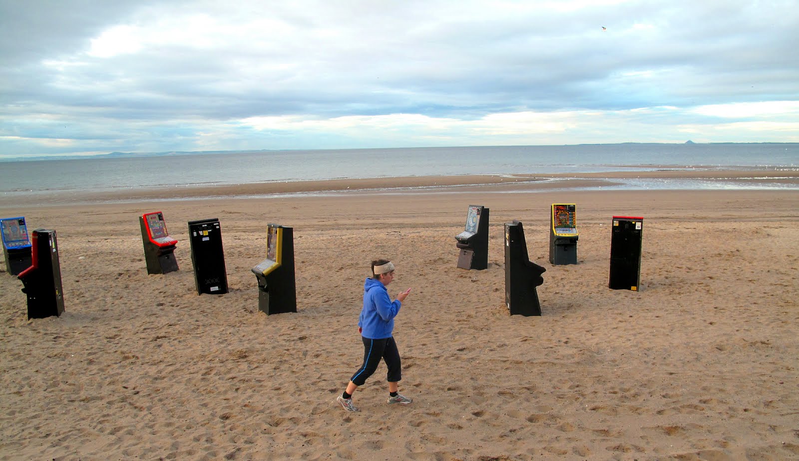 Everything & Anything Art Installation, Portobello Beach, Musselburgh