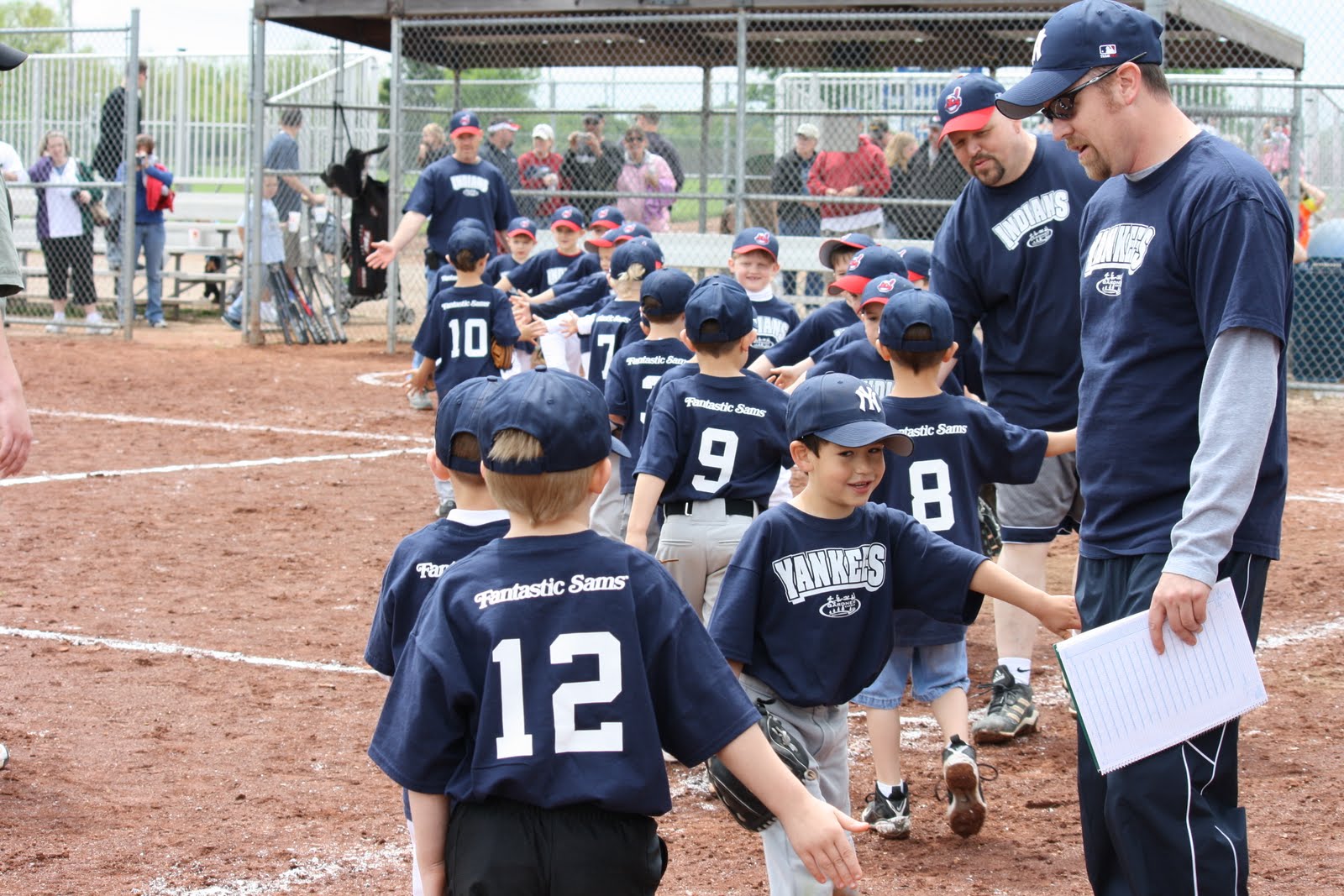 The Davis Family Yankees First TBall Game