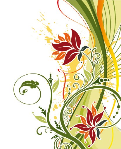 vectores de bellas flores - Nocturnar