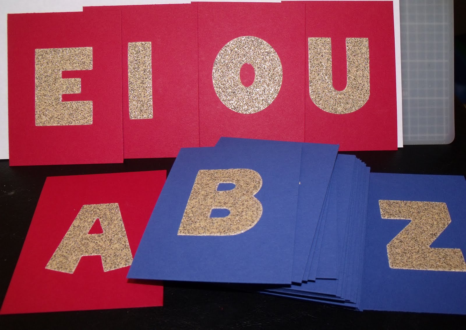 Nurturing Naters with learning activities at home Sandpaper Letters