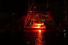Sons et Lumieres St Nazaire/ Presentacion de los barcos St Nazaire