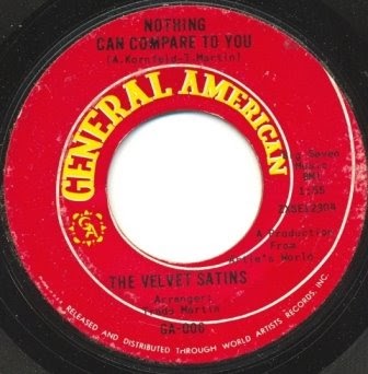 The Velvet Satins Nothing Can Compare To You The Velvet Satins Nothing Can Compare To You