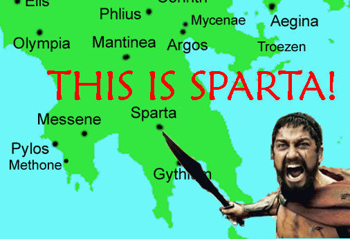 donde queda esparta??