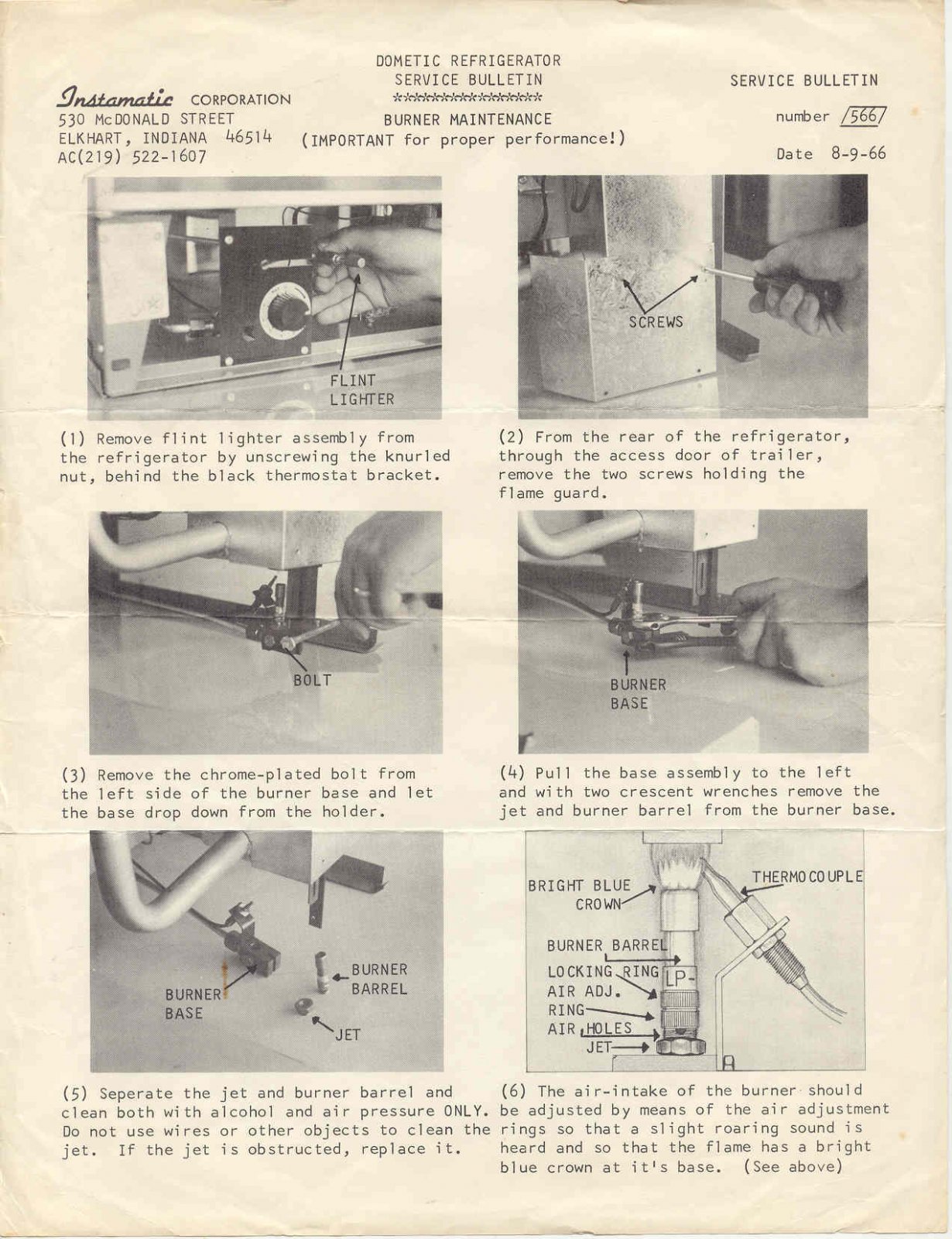 Adventures of a Curious Fellow RV Fridge Burner Maintenance