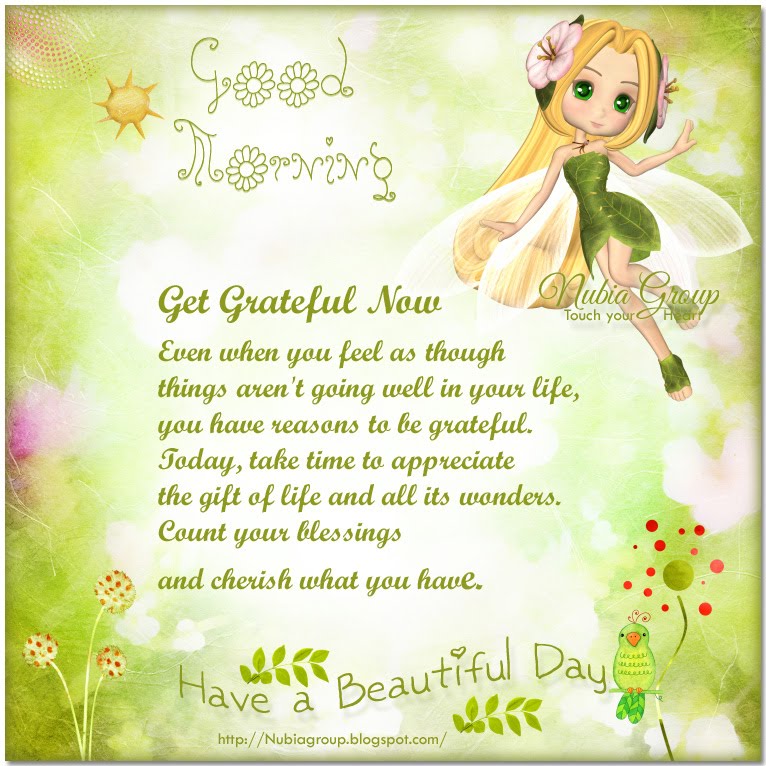 Be Grateful Now