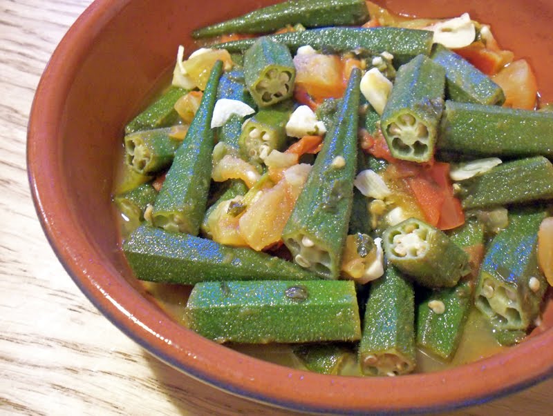 Syrian Foodie in London One Hundred and One Mezze 24. Okra in Olive Oil