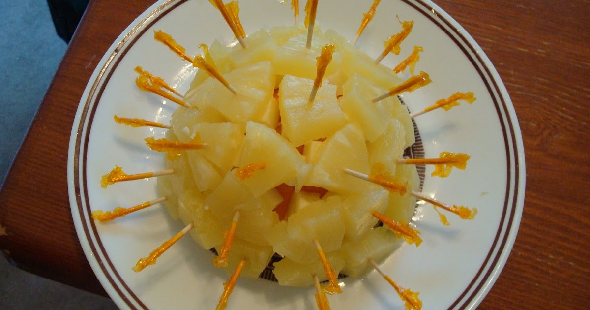Naina's recipes Cheese Pineapple Appetizer