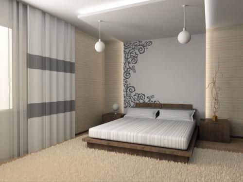 Pequenos detalhes permitem ter um quarto em estilo japonês, muito