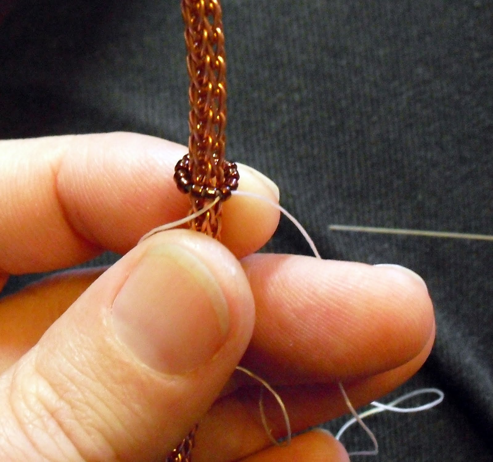 Tangible Daydreams Tutorial Peyote stitched slide bead