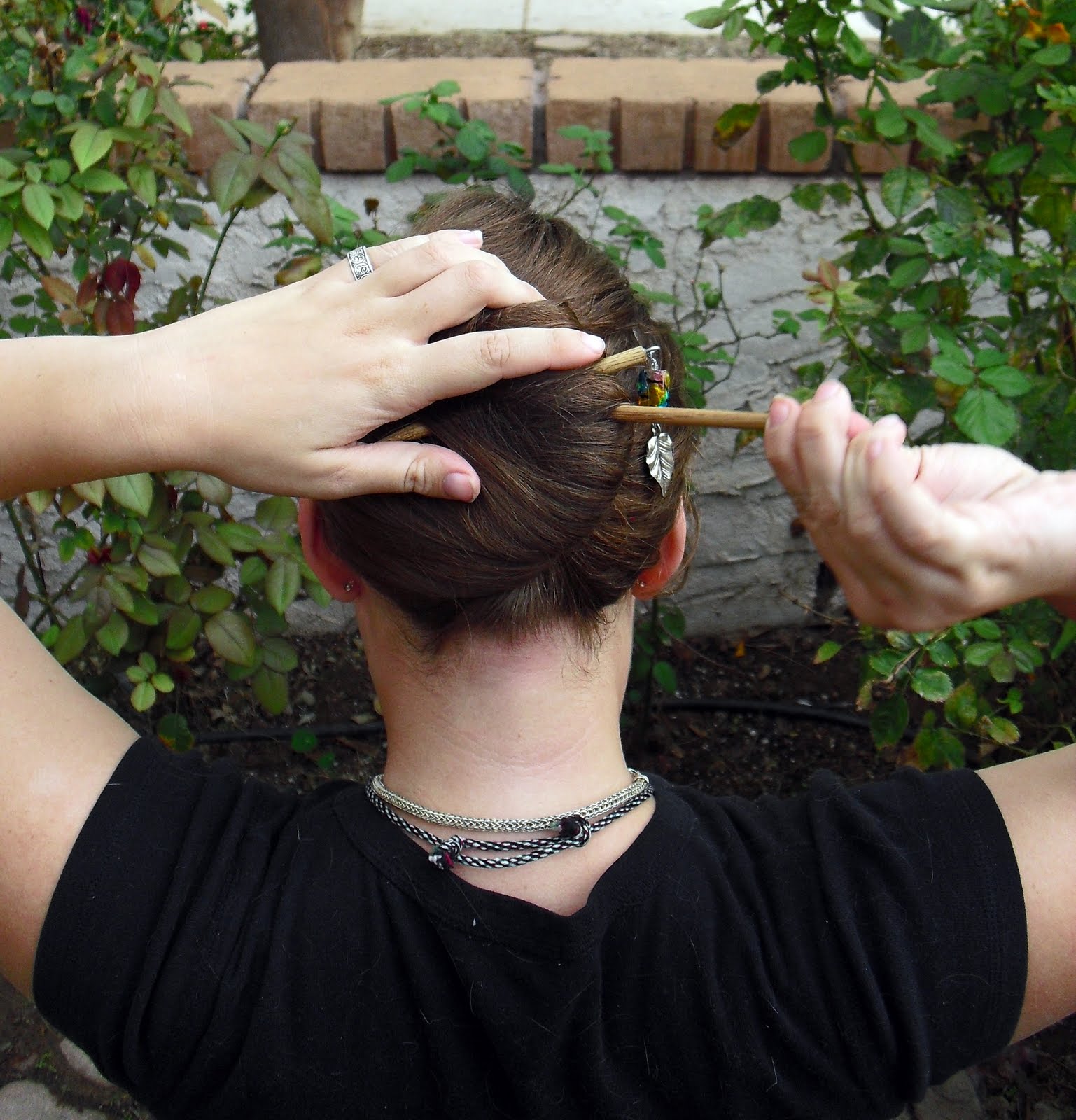 Tangible Daydreams Tutorial Using Hair Sticks Pt. 2 The French Twist