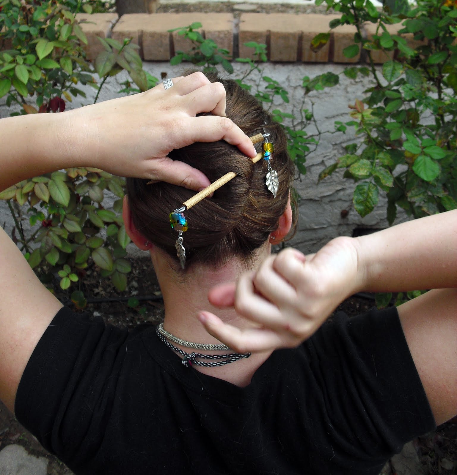 Tangible Daydreams Tutorial Using Hair Sticks Pt. 2 The French Twist