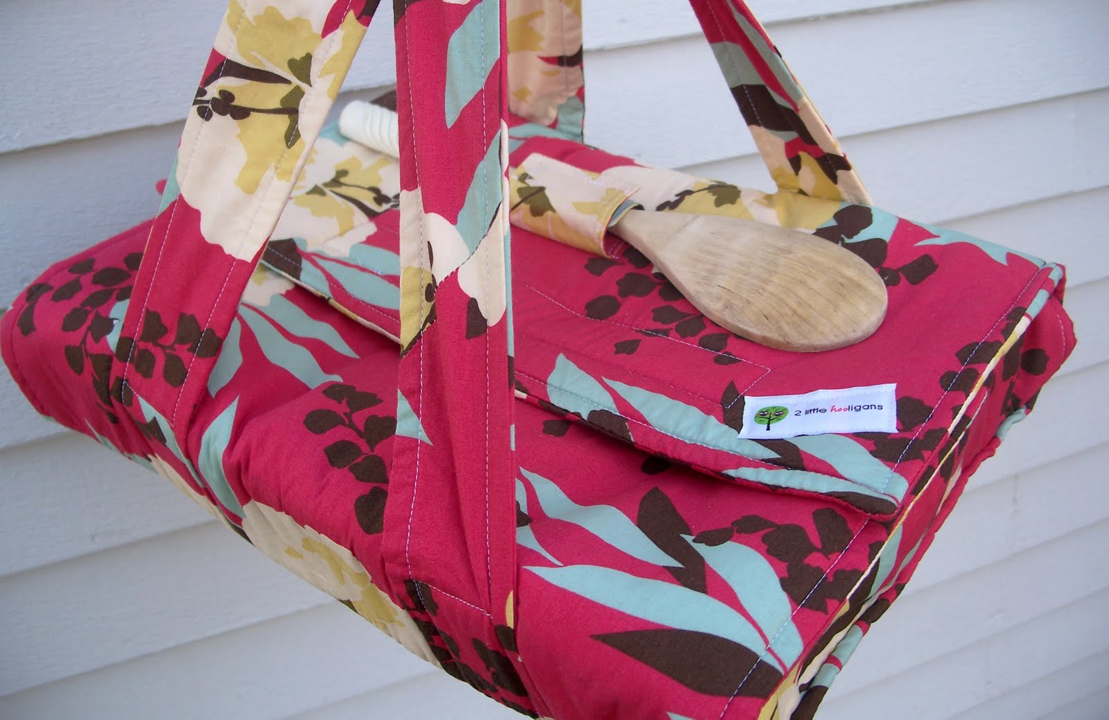 casserole dish carrier tutorial guest post Little Birdie Secrets