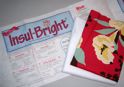 Bag of Scraps Insul-bright Needled Insulated Lining Pieces 15