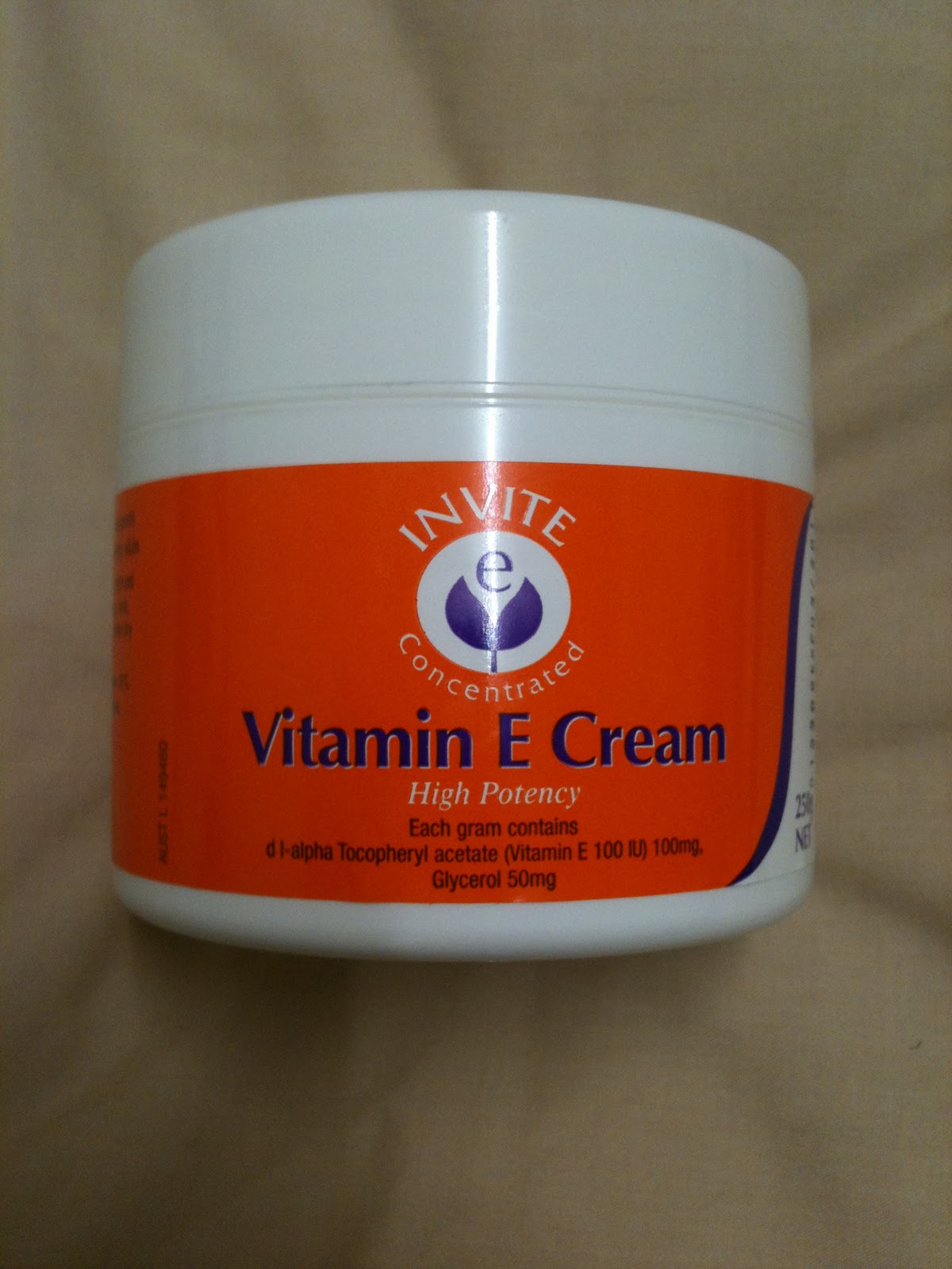 For the love of beauty! by Lara: Invite Vitamin E Cream Review