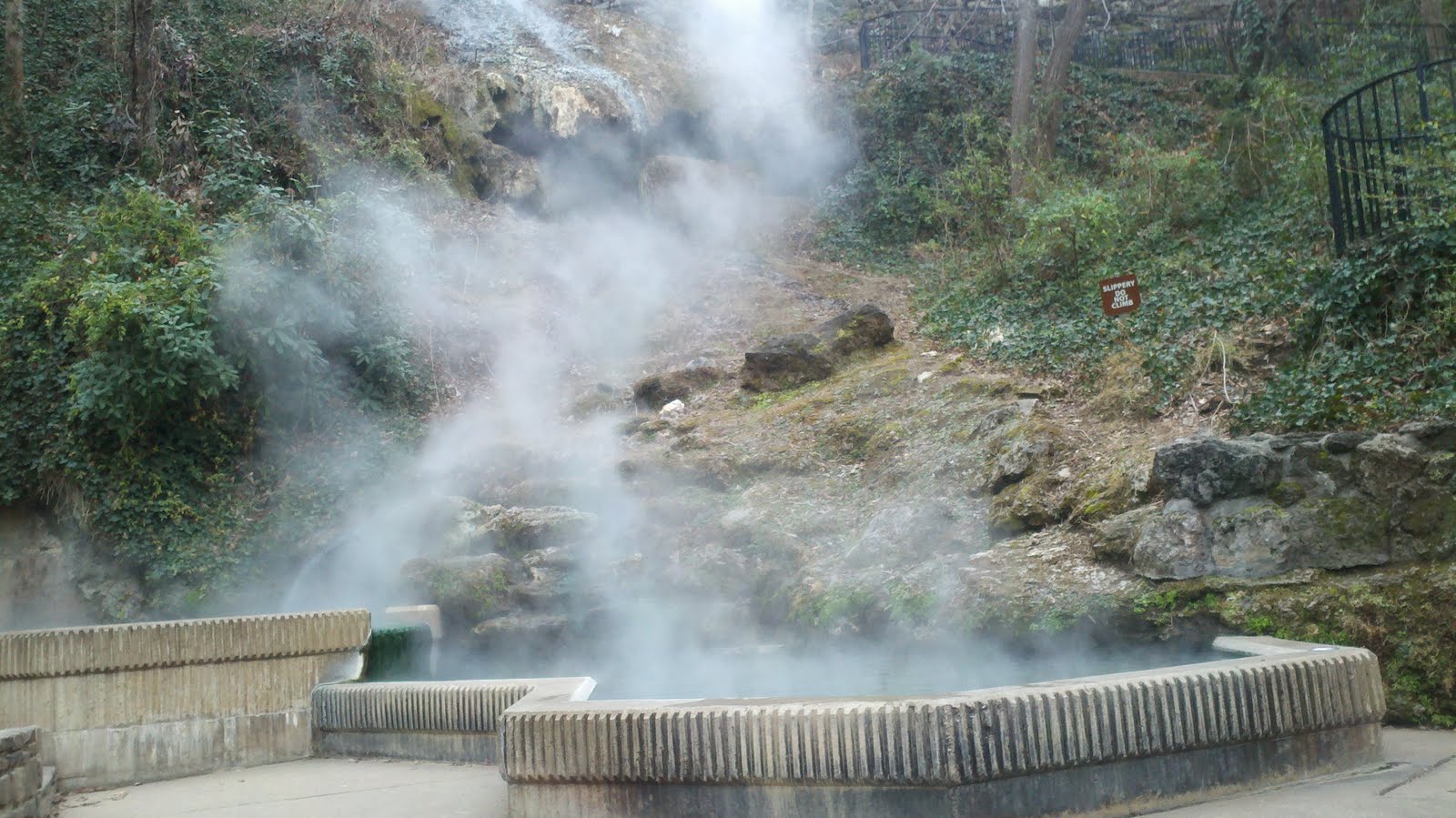 I spent a couple of days in Hot Springs (see photo), Arkansas
