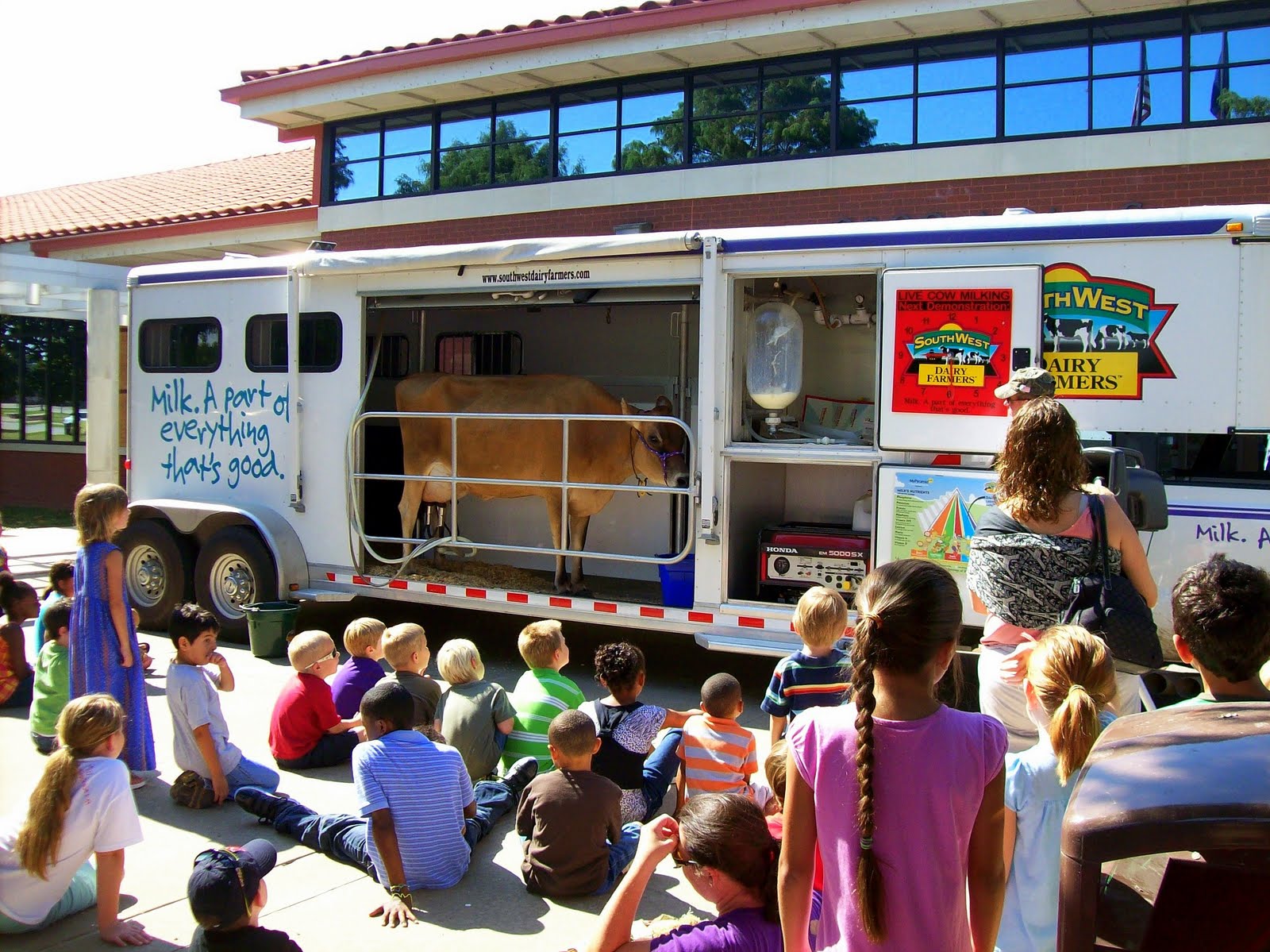 The Endres Monkeys Mobile Dairy Classroom (Rowlett Public Library)