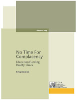 No Time for Complacency: Education Funding Reality Check